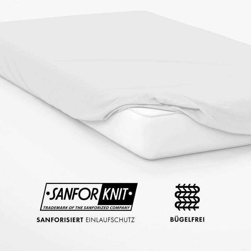 Jacobson jersey fitted sheet, cotton bed sheet