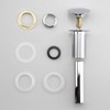 Pop Up Sink Drain without Overflow, Bathroom Faucet Vessel Vanity