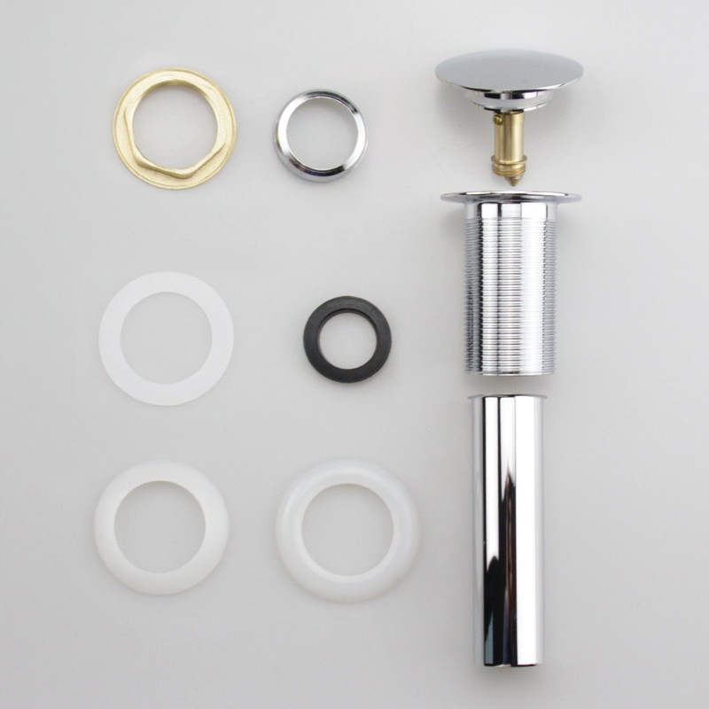 Pop Up Sink Drain without Overflow, Bathroom Faucet Vessel Vanity