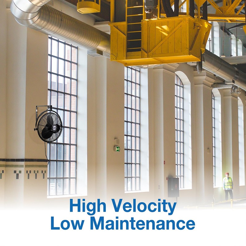 Air King 9020 1/6 HP Industrial Grade Wall Mount Fan,