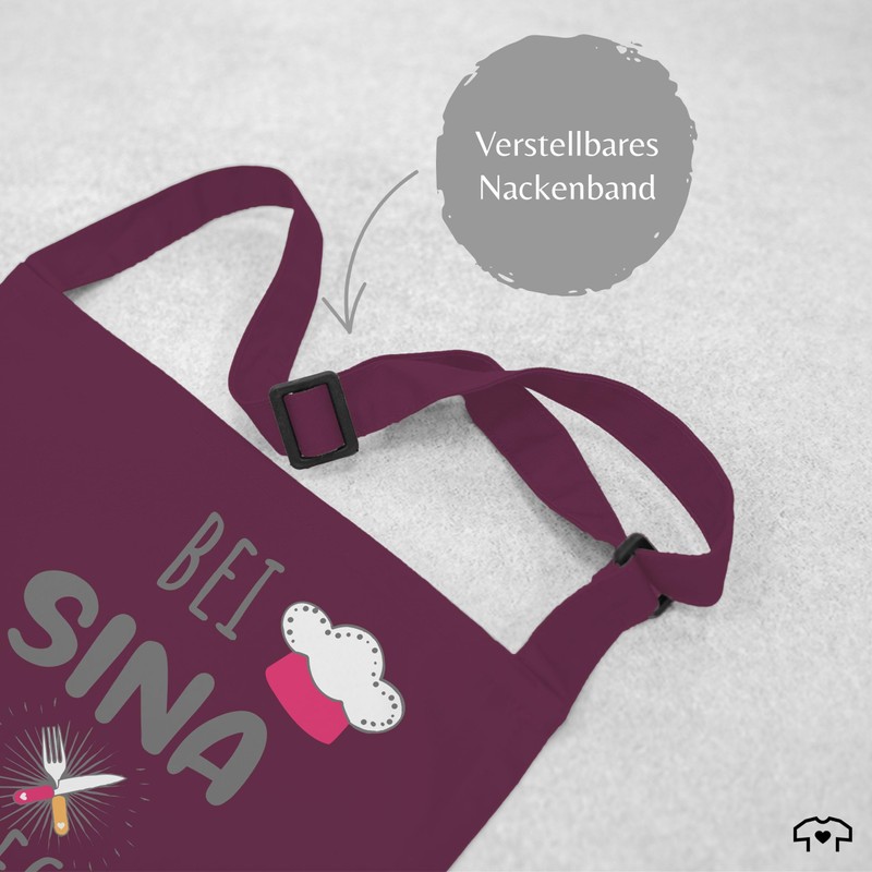 Geschenk mit Namen personalisiert by Shirtracer - Apron - Cooking