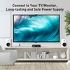 Power Cord, Goalfish 20FT/6M TV Power Cord 10A 250V Power