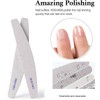 Kafeiya 10 PCS Professional Nail Files,Double Sided Emery Board(100/180 Grit),Washable