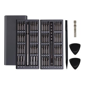 67 en 1 Juego de Desarmadores Precisión con 62 Puntas, Kit Reparación Destornilladores para Celulares, Laptop, Controles, Cámara y Reloj Herramientas con Caja Magnética
