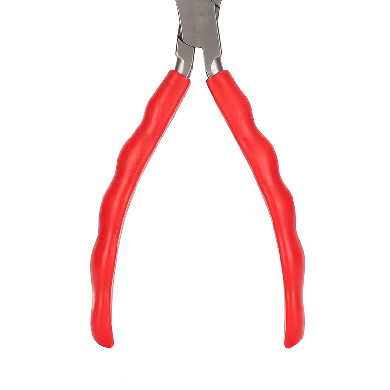 Double Flat&Round Nylon Jaw Pliers Bracelet Jewelry Making Tool (D