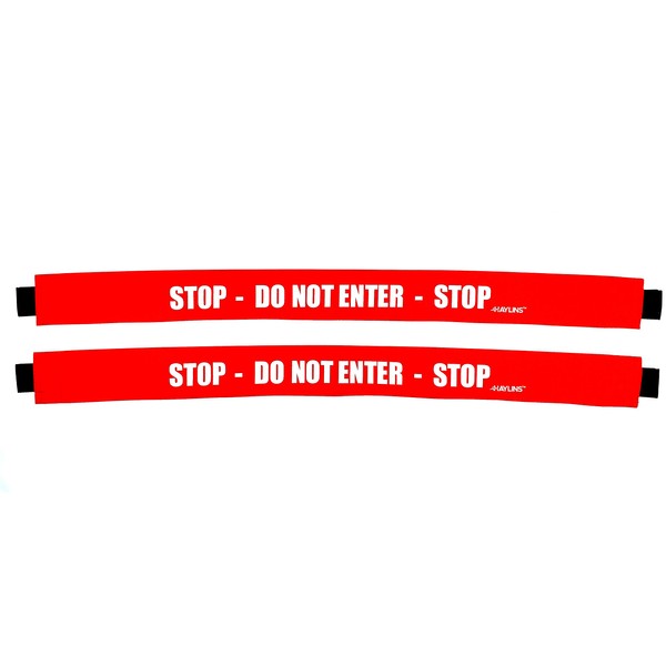 Haylins Stop Do Not Enter Sign with Magnetic Ends Nylon