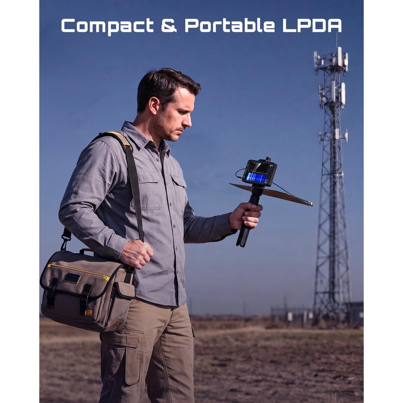 SEESII ZA-048 LPDA Log-Periodic Dipole Array Antenna: 400MHz-8GHz Directional Antenna
