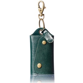 Smart Key Case for Men Genuine Leather Key Ring Key Charm for Men Buffalo Leather Father's Day Gift Box, green