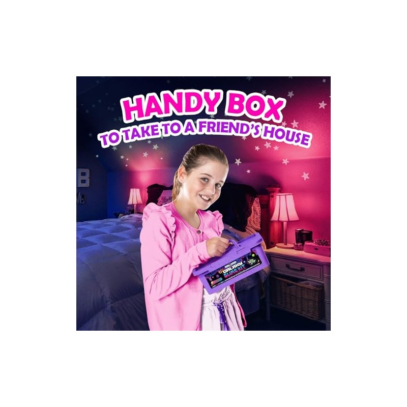 (Galaxy) - Original Stationery Mini Galaxy Slime Kit with Glow