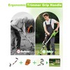 NFie Upgraded Weed Eater Handle, String Trimmer Handle Extension Back