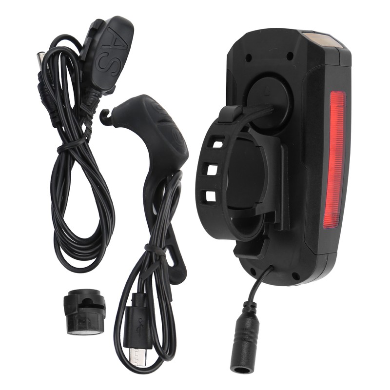 USB Bicycle Flashlight LED Computer Horn Light Bike Front Light