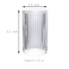 Gaolinci 2 Pcs Glass Tumbler Cup,Toothbrush Holder, Bathroom Cups, 13