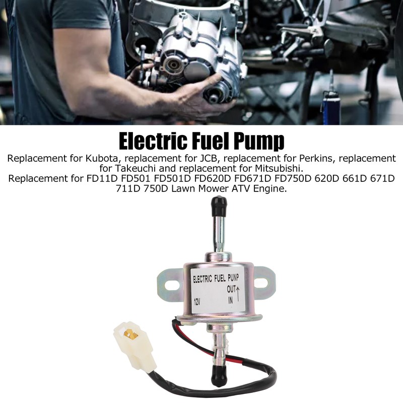 Electric Fuel Pump 49040‑2065 Replacement for FD11D FD501 FD501D FD620D