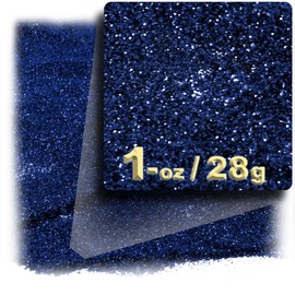 The Crafts Outlet Environmental Glitter Powder, 1oz/28g, Fine 0.008in, Royal Blue