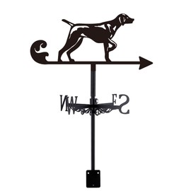 SUPERDANT Wetterhahn Hound Dog Wetterfahne Windrichtungsanzeiger Wetterfahnen Messinstrument Dachwetterfahne Weather Vane Für Außenbereich Garten Bauernhof Hinterhof Pavillon Scheune Kunstdekoration