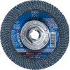 4-1/2" x 5/8-11 POLIFAN® CURVE Flap Disc SGP, Zirconia, 40 Grit, Large Radius