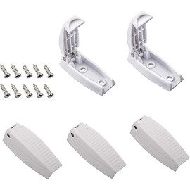 RVGUARD RV Door Holder, 5Pcs White Camper Door Holder, Keep The Baggage Door Open, for RV, Trailer, Camper Vans