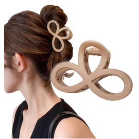 Herbeluemily Hair Clip, Hair Claw, Dakar, Hair Claw, Hairpin, Hair Ornament, Clover, Matte Beige