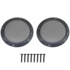 OZXNO 2 Pcs 6.5 Inch Metal Mesh Speaker Grills Covers