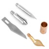 Stencil Soldering Pyrography,Craft Wood Burning Pen Tips(23Pcs),for Woodworking, Soldering, Metal