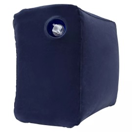 1st Class Kid XL Inflatable Footrest Travel Pillow Plane LegRest Car Pet, Pump and Bag, 3Pce