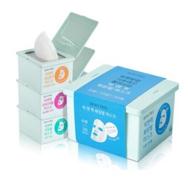 DewyTree 듀이트리 픽앤퀵 뽑아쓰는 마스크팩 30매입 2개 (모이스처풀+카밍풀) Dewytree Pick & Quick Peel-off Mask Pack 30 Sheets 2 Packs (Moistureful + Calmingful)