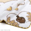 Chiikawa Towel Handkerchief, Yellow, Rabbit 41-1270080, Approx. 9.8 x 9.8