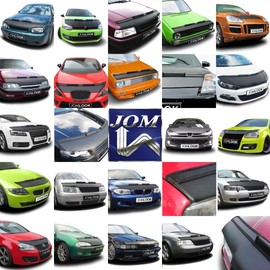 Akhan-Tuning SS442 Stone Chip Protection Hood Bra, Front Mask Black