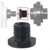 Wood Lathe Chuck Adapter, M18X2.5 to 1-8TPI, Headstock Spindle Adapter,
