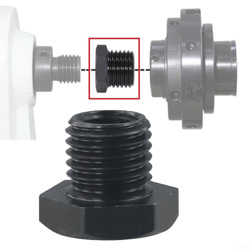 Wood Lathe Chuck Adapter, M18X2.5 to 1-8TPI, Headstock Spindle Adapter,
