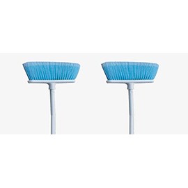 Soft Sweep Broom The Original Soft Sweep Magnetic Action Broom - 2 Blue Brooms