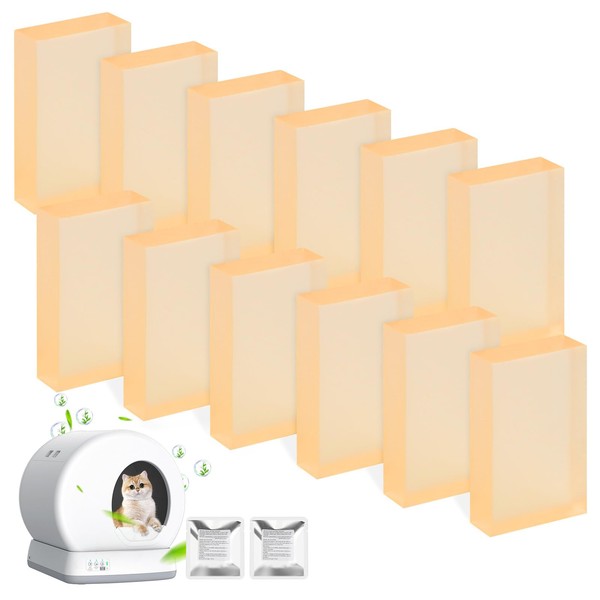 12 Pack Litter Box Deodorizer Compatible with MeoWant MW-SC01 /