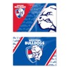Western Bulldogs AFL Footy Set of 2 Magnets 78 x
