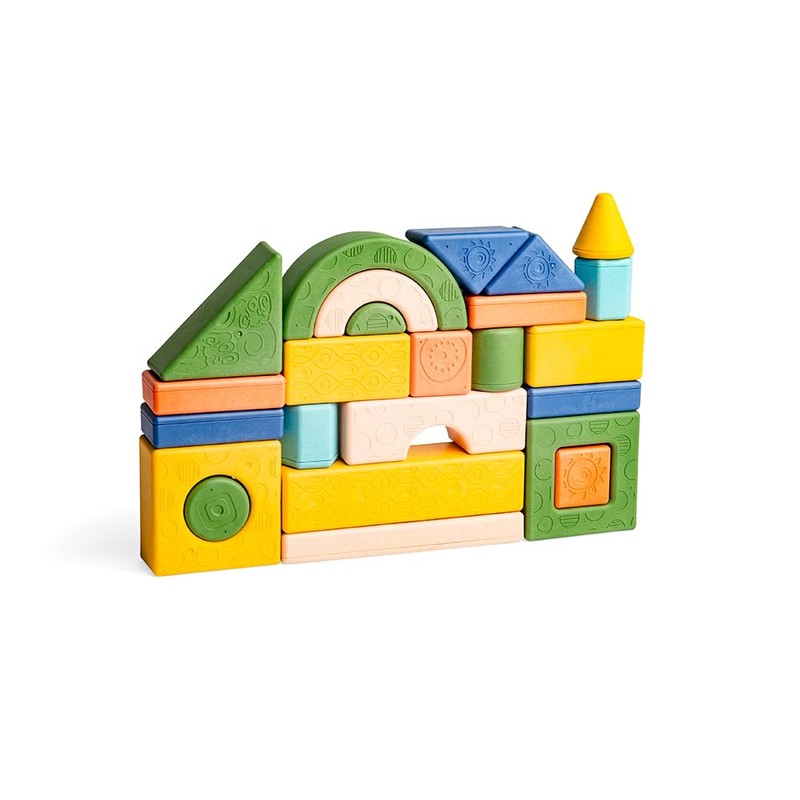 Tiger Tribe Rattle & Stack Blocks (24 Piece Deluxe Pack)