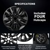 TULALUX Wheel Skins Compatible with Chey Silverado 1500; Tahoe; Suburban