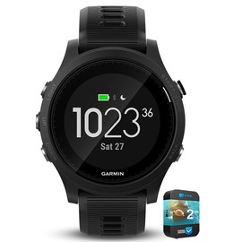 Garmin 010-N1746-00 Forerunner 935 GPS Watch, Multisport, Altimeter, Battery, Black (Renewed) Bundle with 2 YR CPS Enhanced Protection Pack