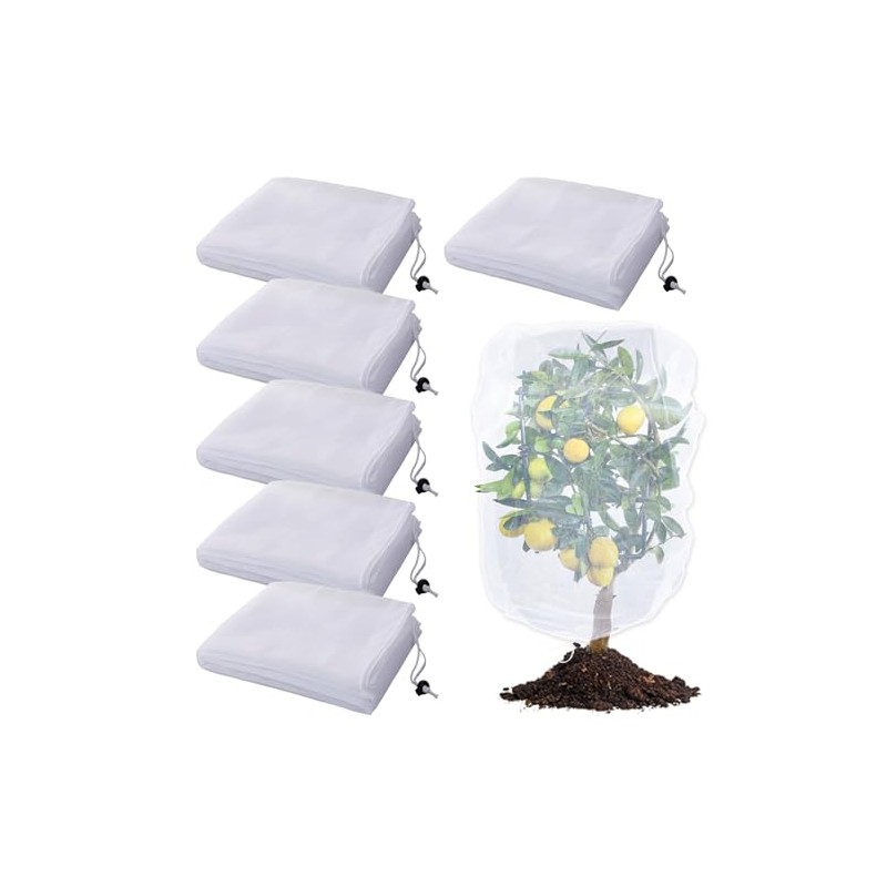6 Pack Bird Netting for Garden Protection - 3.3x5FT Size