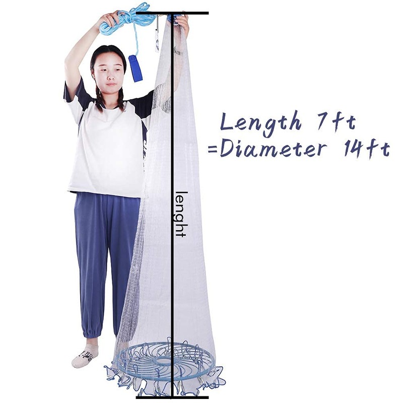Lawaia Throw Net Saltwater Fishing Cast Net Casting Nets Throw