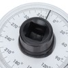 Drive Protractor, 360 Degree 1/2 Inch Adjustable Drive Torque Meter