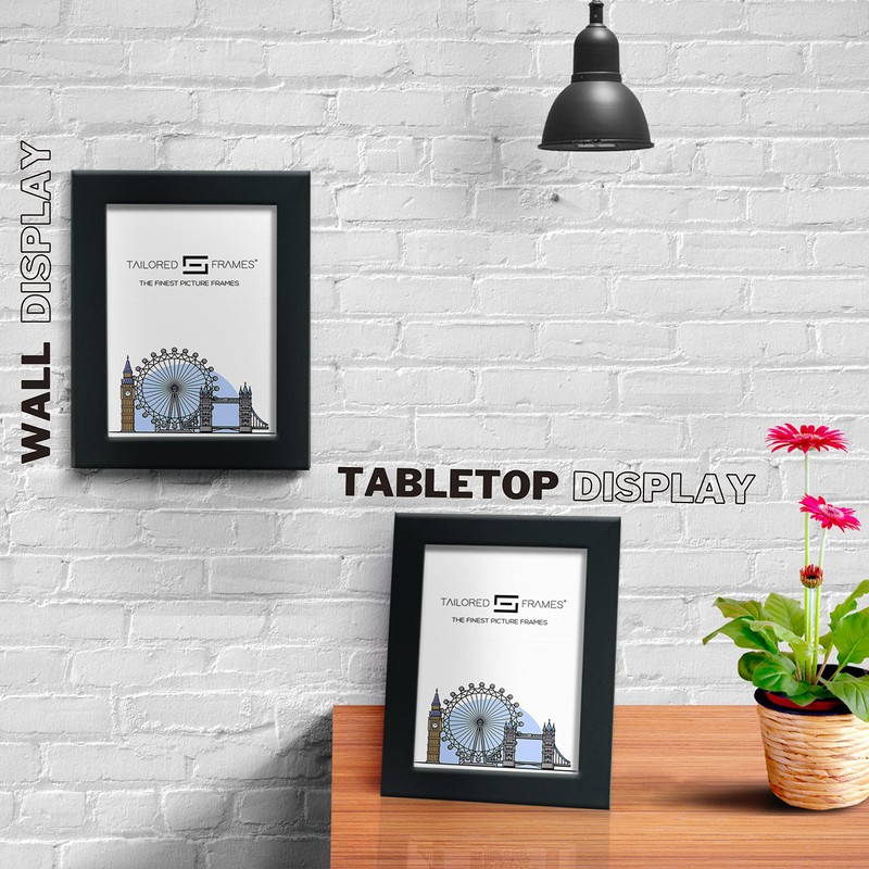 Tailored Frames Seattle Black 10" x 8" Frame for 8"