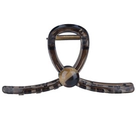 Vigetto Large Hair Clip, Bangs Clip, Hair Clip, Large and Sturdy, Office Hair Clip, Simple Hair Accessory, Hair Clip, Large and Sturdy, One-Bead Cross Hairpin