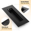HBL' 6 Pack | 6 Inch Pocket Door Pull Handles,