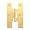 Renovators Supply Manufacturing Brass H Cabinet Hinges, 3 Inches, Modern,