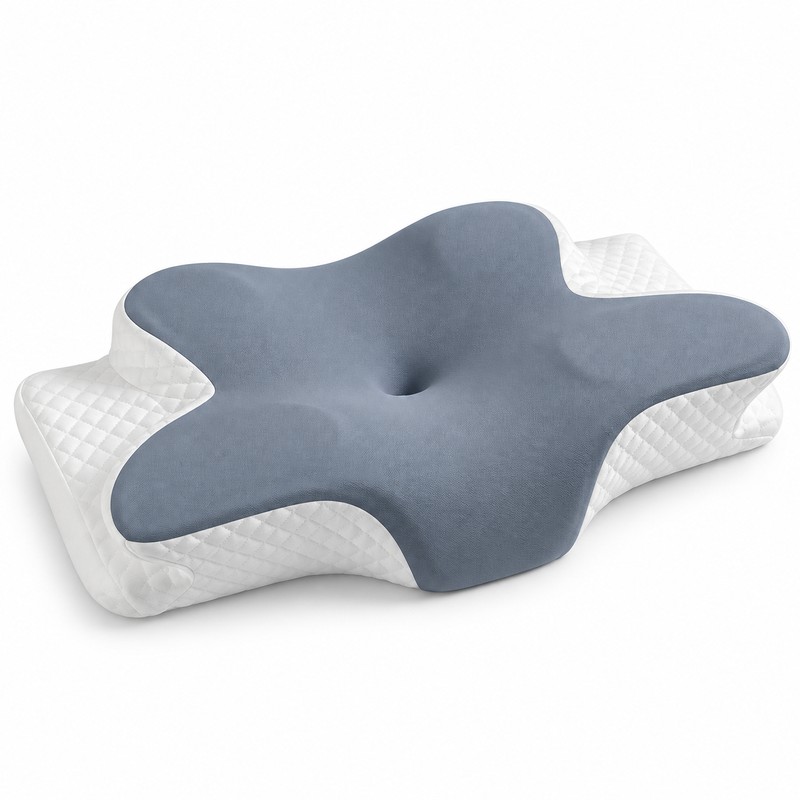 Memory Foam Sleeping Pillow for Neck Support – Slow-Rebound Rectangular