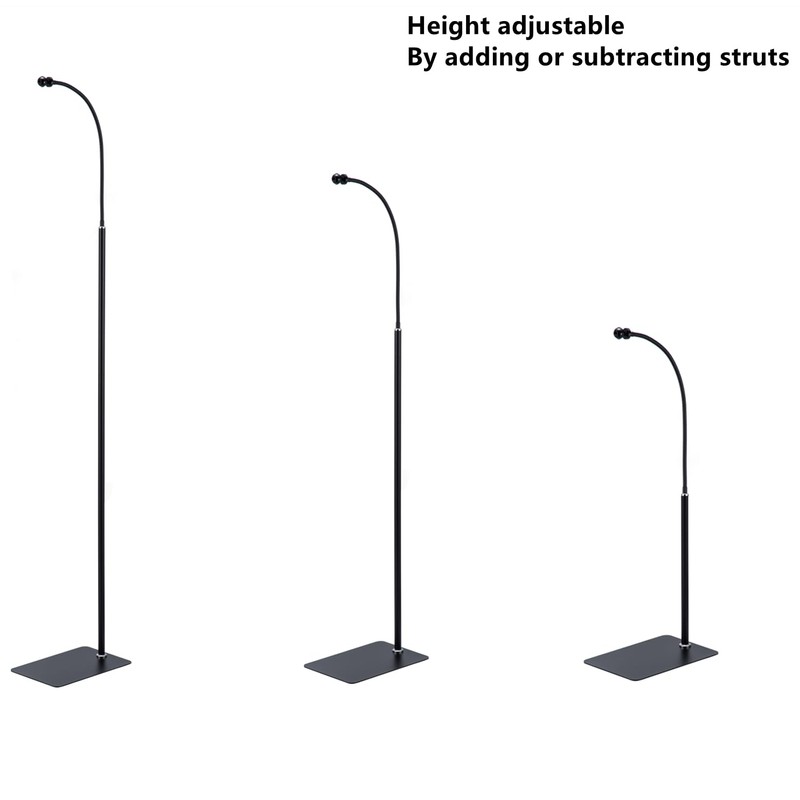 LamYHeng 77“Height Floor Stand Hook for Light Lamp,3.65lb Sturdy Base,Adjustable