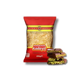 Kataifi Knafeh Shredded Fillo Dough - Dried Dubai Chocolate Bar Pistachio Phyllo Dough Sheets - Kunafa Chocolate Bar Pastry Phyllo Dough Bakery Desserts - Ingredient for The Viral Dubai Chocolate Bar Pistachio - 200 gr/0.44 lb