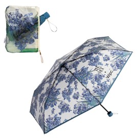 [2024] Wpc. [Vinyl Umbrella] Metropolitan Museum of Art Famous Painting Umbrella, Mini, Van Gogh/Iris Folding Umbrella, Ribs, 19.3 inches (49 cm), Women's, Painting, Floral Pattern, Chic Stylish,