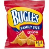Bugles Crispy Corn Snacks, Original Flavor, Family Size Snack Bag,