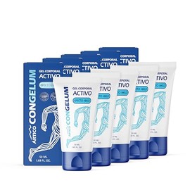 Congelum  Gel Corporal  Frmula Refrescante con Mentol, Canela, Aceite de Romero, Jengibre y Extracto de Cayena  Gel de Rpida Absorcin Piernas, Brazos 