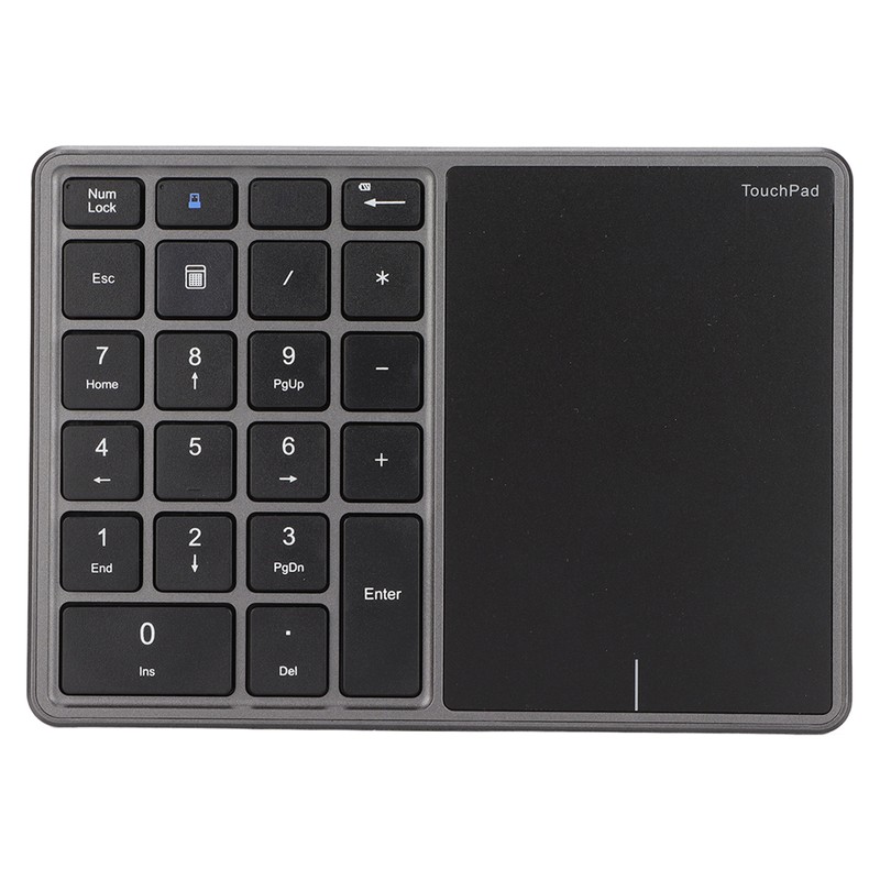 Wireless Numeric Keypad Touchpad Design 22 Keys 2.4G Dual Mode